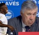 Ancelotti confiesa la clave que ha dado a Vinicius para marcar goles cuando esté en el área