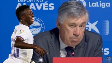 Ancelotti confiesa la clave que ha dado a Vinicius para marcar goles cuando esté en el área