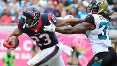 Arian Foster a&uacute;n no est&aacute; al ciento por ciento, pero su sola presencia ha dado un valor a&ntilde;adido al ataque de los Texans.