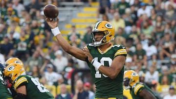 Green Bay Packers QB Jordan Love injured his shoulder in the second quarter of the preseason opener. An MRI of Love&#039;s shoulder showed no structural damage.