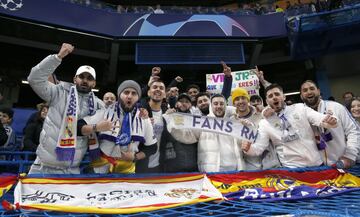 Aficionados del Real Madrid.