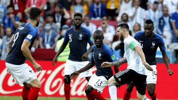 Así fue el enfrentamiento entre Argentina y Francia en el Mundial de 2018