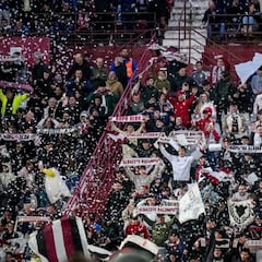 Desplazamiento masivo de la afición del Albacete