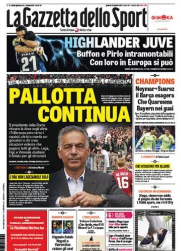 Portadas de la prensa deportiva