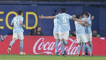 Jugadores del Celta de Vigo.