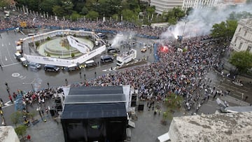 El Madrid ofrecerá la Liga a su afición esta noche en Cibeles