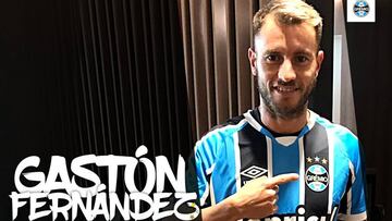 Gast&oacute;n Fern&aacute;ndez jugar&aacute; por dos temporadas en Gremio. 