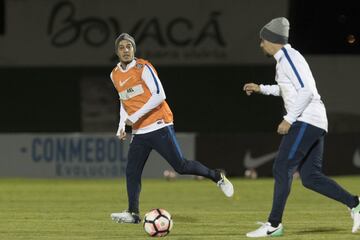 En imágenes el entrenamiento de Corinthians en Tunja