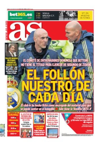 Las portadas de AS de enero