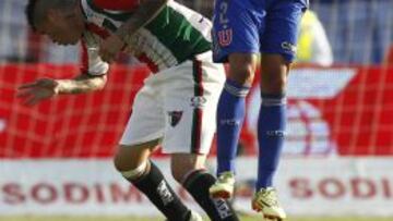 Vidal tuvo una buena actuación en la victoria por 2-1 contra Palestino en el Estadio Nacional.