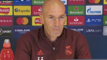 Zidane: "Lo que me importa es qué hacemos con el balón"