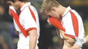 <b>FRACASO. </b>El Sevilla cayó eliminado de la UEFA en el Ennio Tardini.