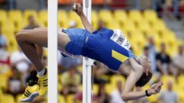 El ucraniano Bohdan Bondarenko, campe&oacute;n mundial en salto de altura. 