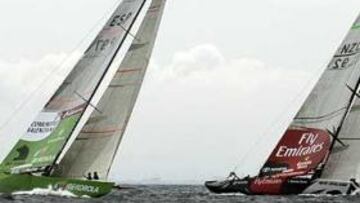 <b>ESPERANZA.</b> El Desafio ha salvado el primer 'macht ball' de partido y mantiene viva la esperanza de llegar a la final.