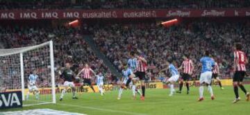 1-0. Aduriz anota el primer gol.