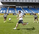 Bale, Modric, Benzema y Jesé se retan con el balón