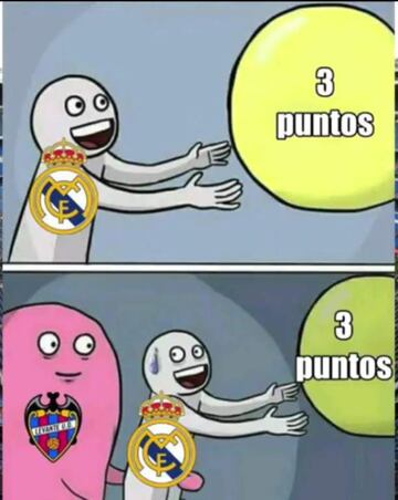 Los mejores memes del Real Madrid - Levante