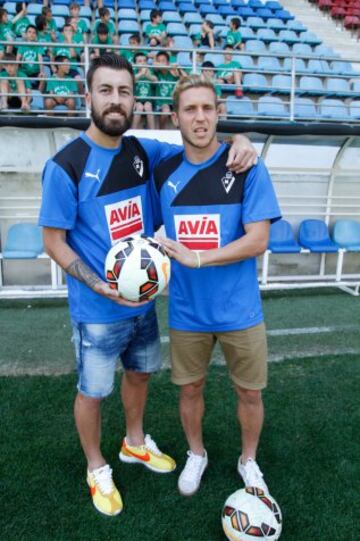 Antonio Luna y Keko, presentados como nuevos jugadores del Eibar.