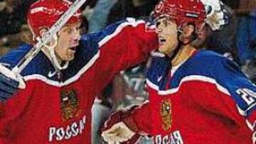 <B>'GUERRA FRIA'.</B> Rusia, en su partido de ayer.