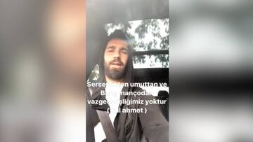 Arda Turan se muestra así de feliz a tres días del Clásico