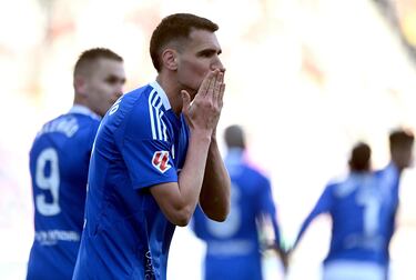 Dani Calvo comparte nombre con Dani Sánchez y también historia. Él también marcó su primer tanto de la temporada para dar la victoria a los suyos, con un gol de cabeza, entrando en el segundo palo, tras un despeje en falso. El Oviedo empieza a asustar.