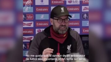 Tras lo de Bos¨¦ con las vacunas, esta respuesta de Klopp revienta Twitter