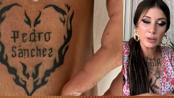 Una influencer se tatúa ‘Pedro Sánchez’ e incendia las redes: “Es más probable que me decepcione cualquier pareja”