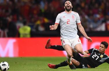 Lopetegui, ante la violencia de Argentina: "¡Para el partido..!"