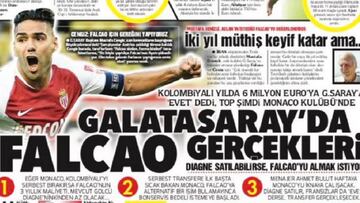 Falcao facilitaría su llegada al Galatasaray
