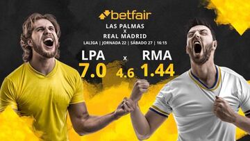 UD Las Palmas vs. Real Madrid CF: horario, TV, estadísticas, clasificación y pronósticos