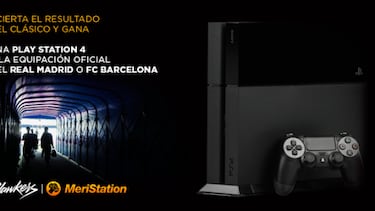 Gana una PS4 con la porra del Real Madrid-Barcelona