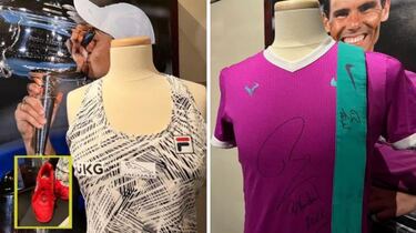 La ropa de Barty y Nadal en Australia, al 'Hall of Fame'