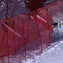El brutal accidente de la esquiadora Kajsa Lie en Italia