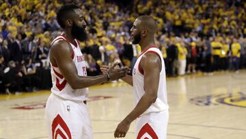 57 puntos de Harden y Paul apagan a los Warriors