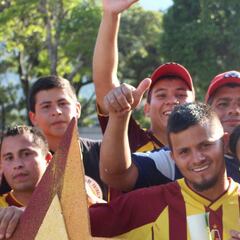 La hinchada del Tolima dice presente en el Murillo Toro