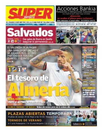 Portadas de la prensa deportiva