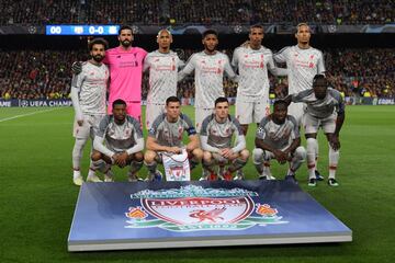 Equipo del Liverpool.