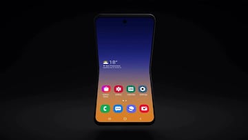El Samsung Galaxy Fold 2 podr¨ªa cerrarse por la mitad