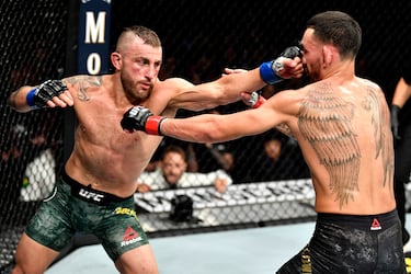Alexander Volkanovski tuvo su primera pelea por un título en diciembre de 2019. Contra todo pronóstico derrotó a Max Holloway, campeón más que solvente.