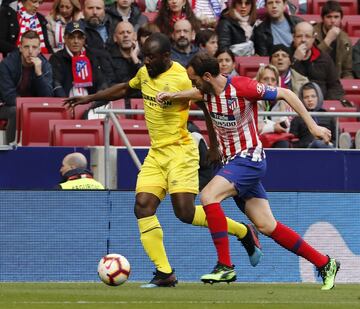 Doumbia y Juanfran.