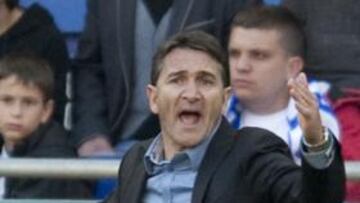 <b>EN SU SITIO. </b>Montanier está contento en Donostia.