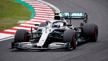 Valtteri Bottas (Mercedes W10). Suzuka, Jap&oacute;n. F1 2019. 