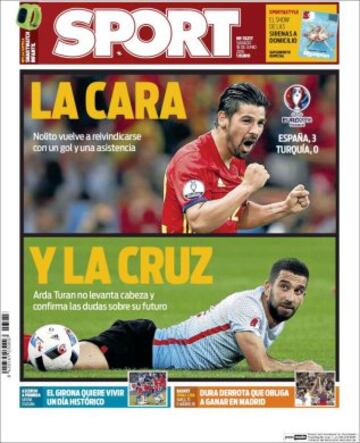 Portadas de la prensa mundial