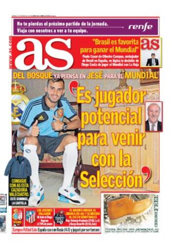 Las portadas de AS de febrero