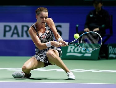 Muguruza paga sus errores y ya está eliminada de Singapur