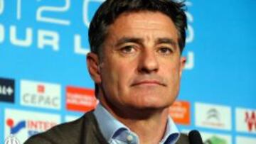 Míchel, en rueda de prensa