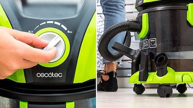 Encontramos una aspiradora de líquidos y sólidos Cecotec con un 56% de descuento