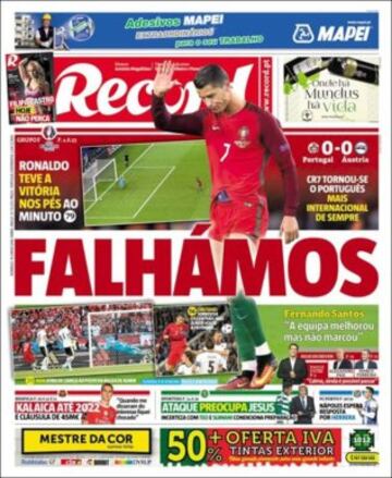 Portadas de la prensa mundial