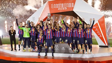 15/01/23 SUPERCOPA DE ESPAÑA 2023
RIAD ARABIA PARTIDO FINAL
REAL MADRID - BARCELONA
ALEGRIA CELEBRACION CAMPEONES 