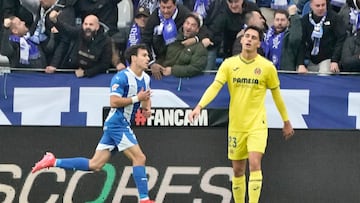 Celebración del gol.